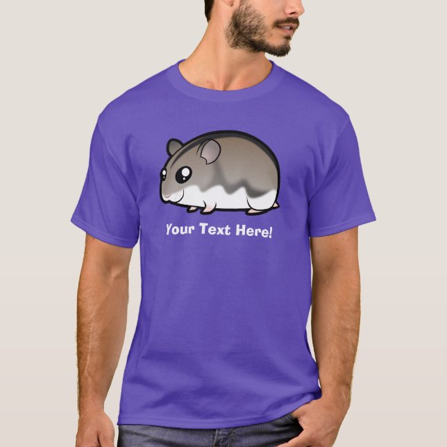 Cartoon Dwarf Hamster T-Shirt (Front)