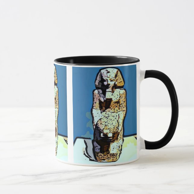 Cartoon Egyptian Statue Mug (Right)