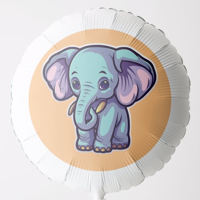 CARTOON ELEPHANT BALLOON (Front)