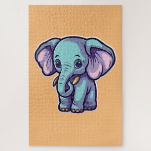 CARTOON ELEPHANT JIGSAW PUZZLE