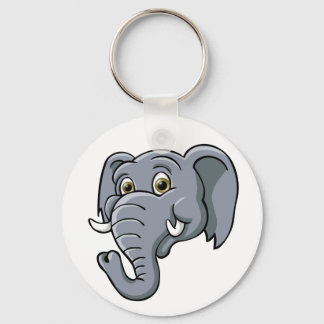 Cartoon Elephant Keychain