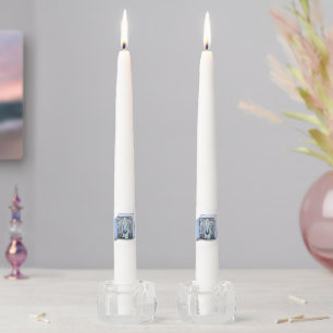 Cartoon elephant sitting inside a refrigerator taper candle