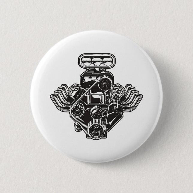 Cartoon engine button (Front)