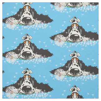 Cartoon English Cocker spaniel Fabric
