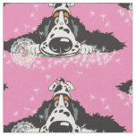 Cartoon English Cocker spaniel Fabric