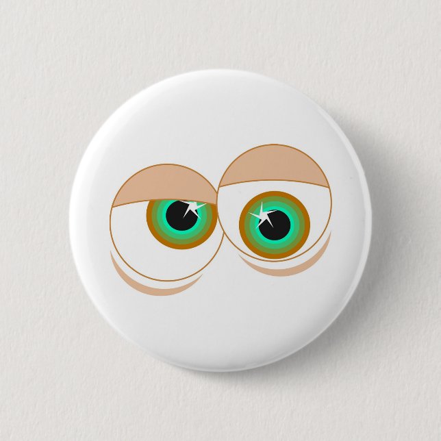 Cartoon eyes button (Front)