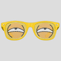Cartoon Eyes Dying Sunglasses (Yellow)