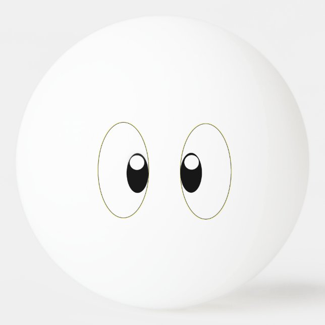 CARTOON EYES PING PONG BALL (Front)
