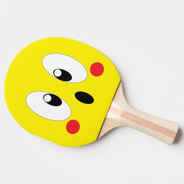 CARTOON EYES PING PONG PADDLE (Side)