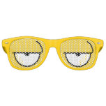 Cartoon Eyes Sleepy Yellow Sunglasses at Zazzle