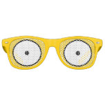 Cartoon Eyes Wide Open Yellow Sunglasses at Zazzle