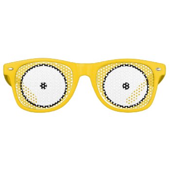 Cartoon Eyes Wide Open Yellow Sunglasses by DrawnYesterday at Zazzle