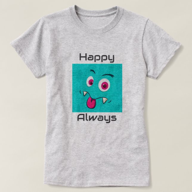 cartoon face T-Shirt (Design Front)