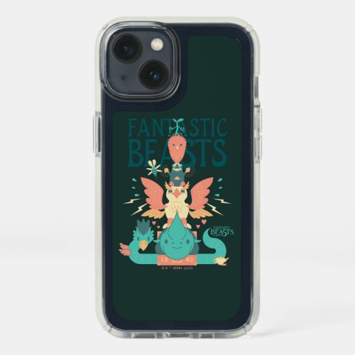 Cartoon Fantastic Beasts Emerge From Suitcase Speck iPhone 13 Case