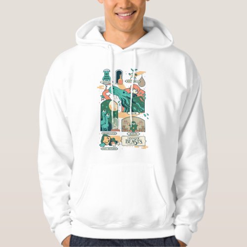 Cartoon Fantastic Beasts Scenes Hoodie