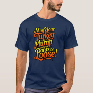 Cartoon Farmer Turkey, Thanksgiving, T-Shirt
