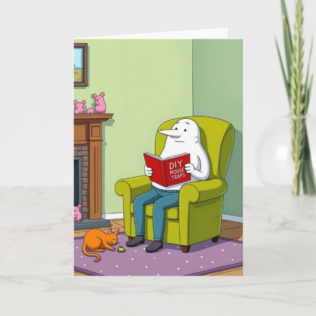 Cartoon Fathers Day Card (Front)