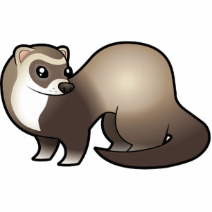 Cartoon Ferret Statuette