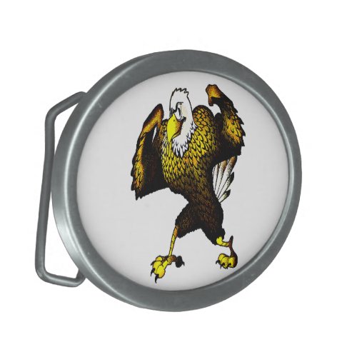 Cartoon Fighting Eagle Belt Buckle