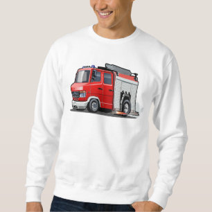 Cartoon firetruck sweatshirt