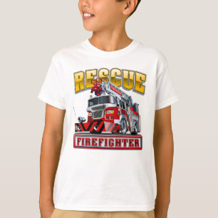 Cartoon firetruck T-Shirt