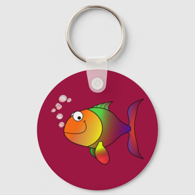 Cartoon Fish Keychain (Front)