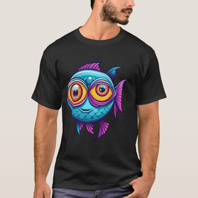 cartoon,fish T-Shirt (Front)