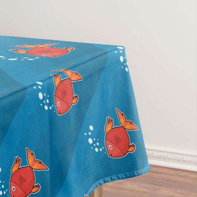 Cartoon Fish Tablecloth (In Situ)