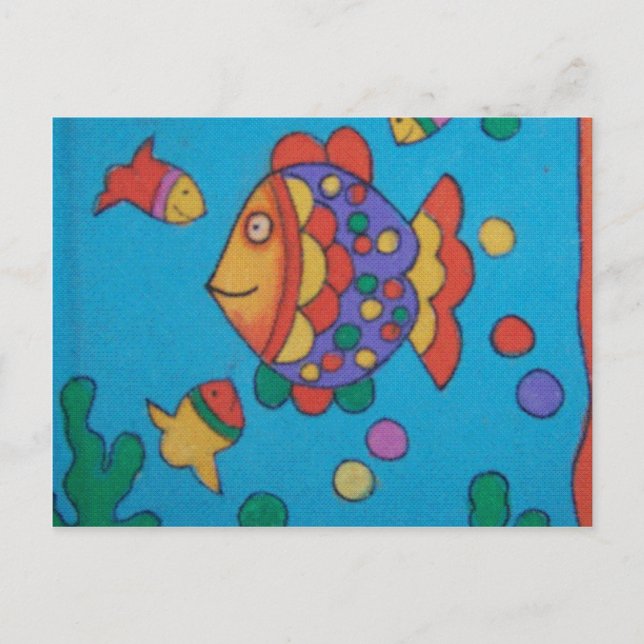 Cartoon fishy! postcard (Front)