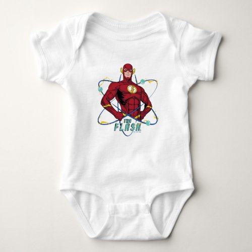 Cartoon Flash Atomic Graphic Baby Bodysuit
