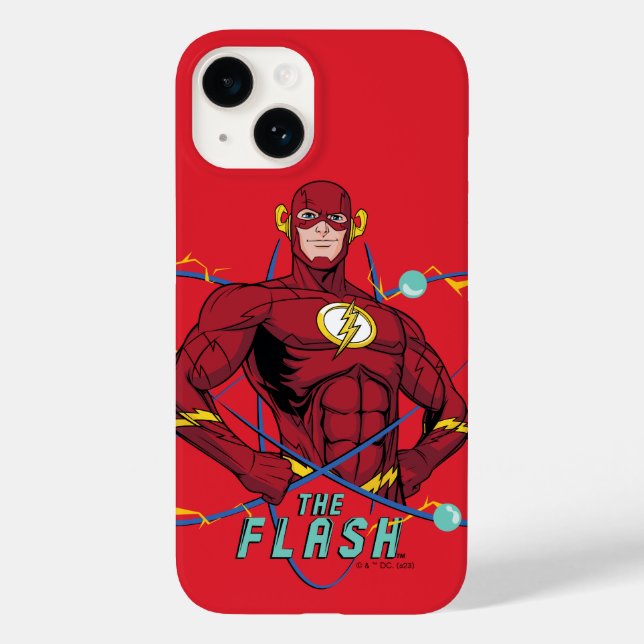 Cartoon Flash Atomic Graphic Case-Mate iPhone Case (Back)