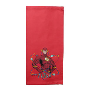 Cartoon Flash Atomic Graphic Cloth Napkin