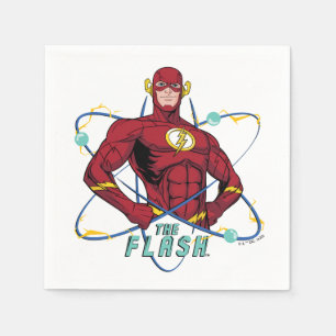 Cartoon Flash Atomic Graphic Napkins