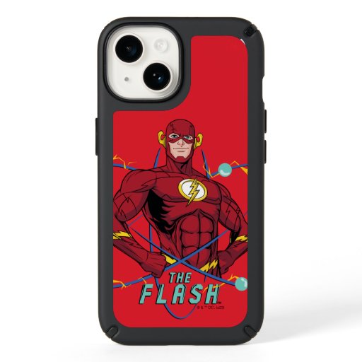 Cartoon Flash Atomic Graphic Speck iPhone 14 Case
