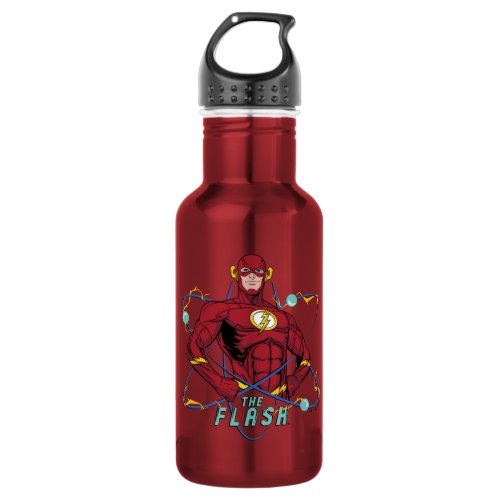 Cartoon Flash Atomic Graphic Stainless Steel Water Bottle