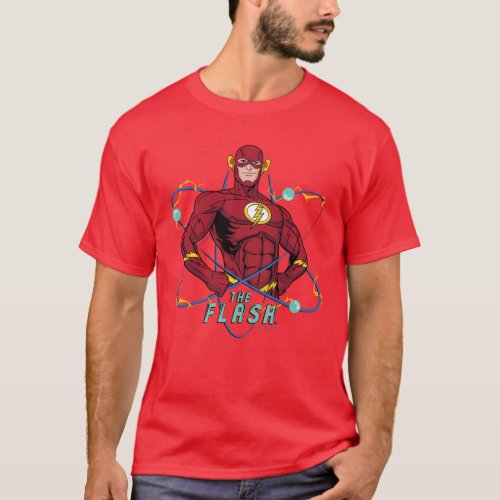 Cartoon Flash Atomic Graphic T_Shirt