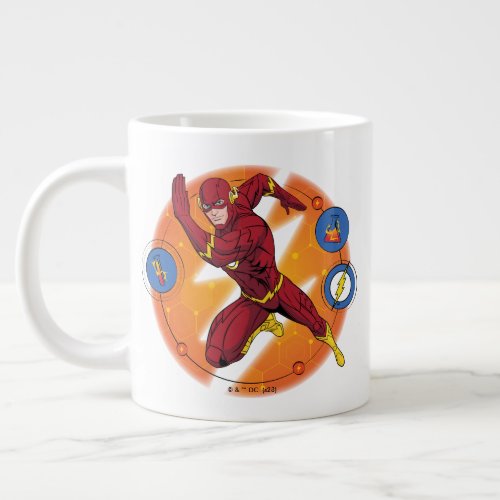 Cartoon Flash Laboratory Running Graphic Giant Coffee Mug