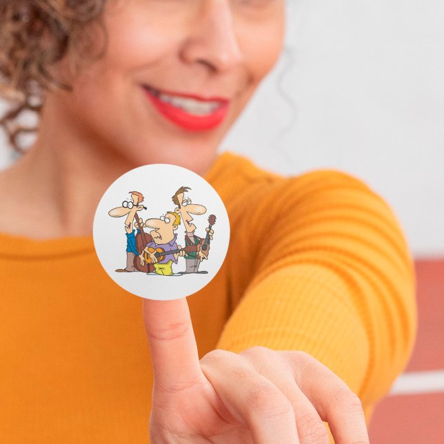 Cartoon Folk Trio Stickers (Creator Uploaded)