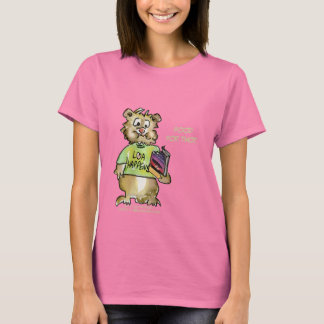Cartoon Food For Thought Abrahamster T shirt