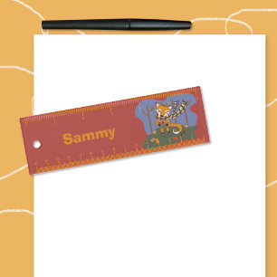 Cartoon Fox Kid Small Ruler
