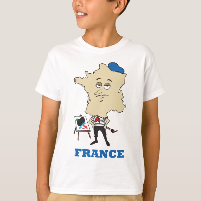 Cartoon France T-Shirt (Front)