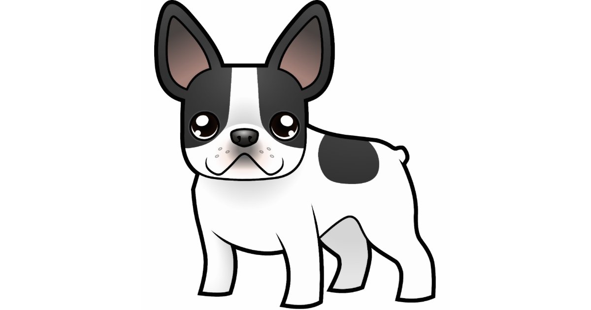 Cute French Bulldog Images Cartoon