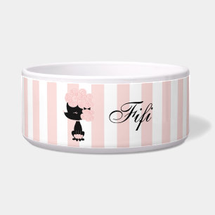 Cartoon French Poodle Bowl