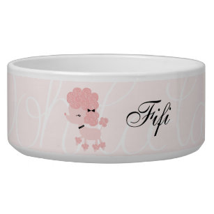 Cartoon French Poodle Bowl