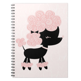 Cartoon French Poodle Notebook