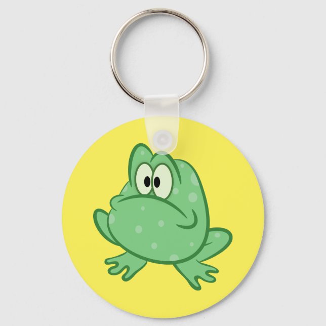 Cartoon Frog Keychain (Front)