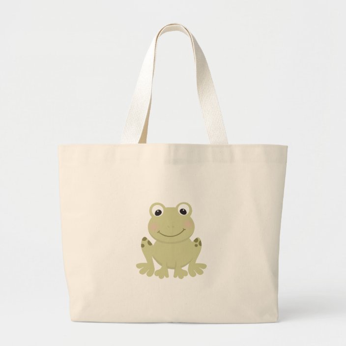 Cartoon Frog Large Tote Bag | Zazzle.com