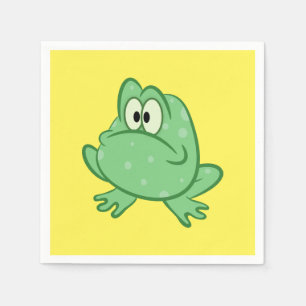 Cartoon Frog Napkins
