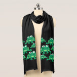 Cartoon Frogs Scarf<br><div class="desc">Cute little froggies.</div>