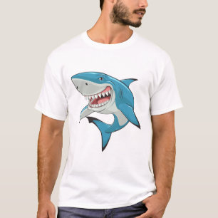 Cartoon funny shark T-Shirt